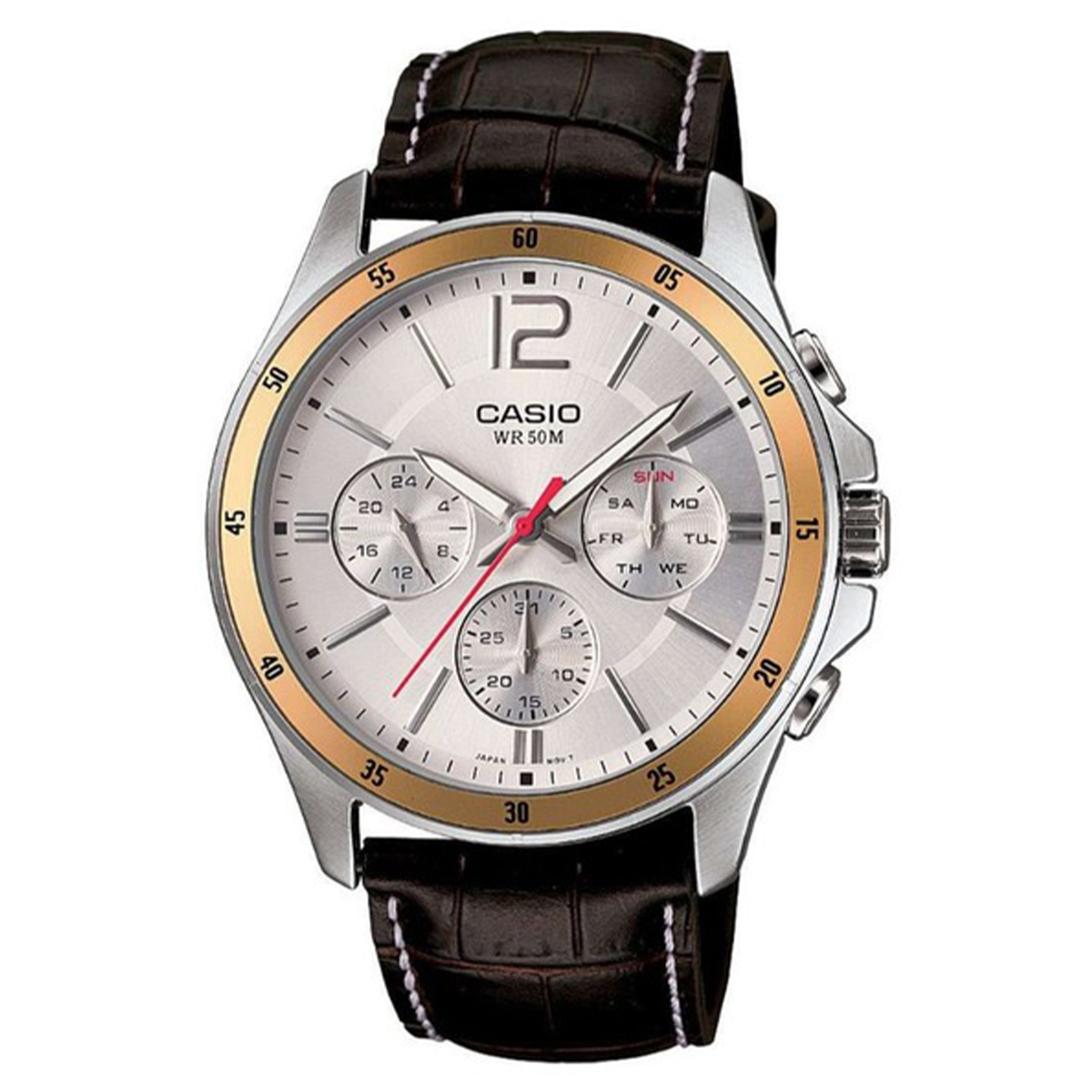 MONTRE CASIO HOMME M.FONCTION CUIR